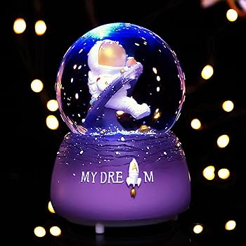 Amazon.co.jp: 宇宙飛行士 スノードーム クリスマス